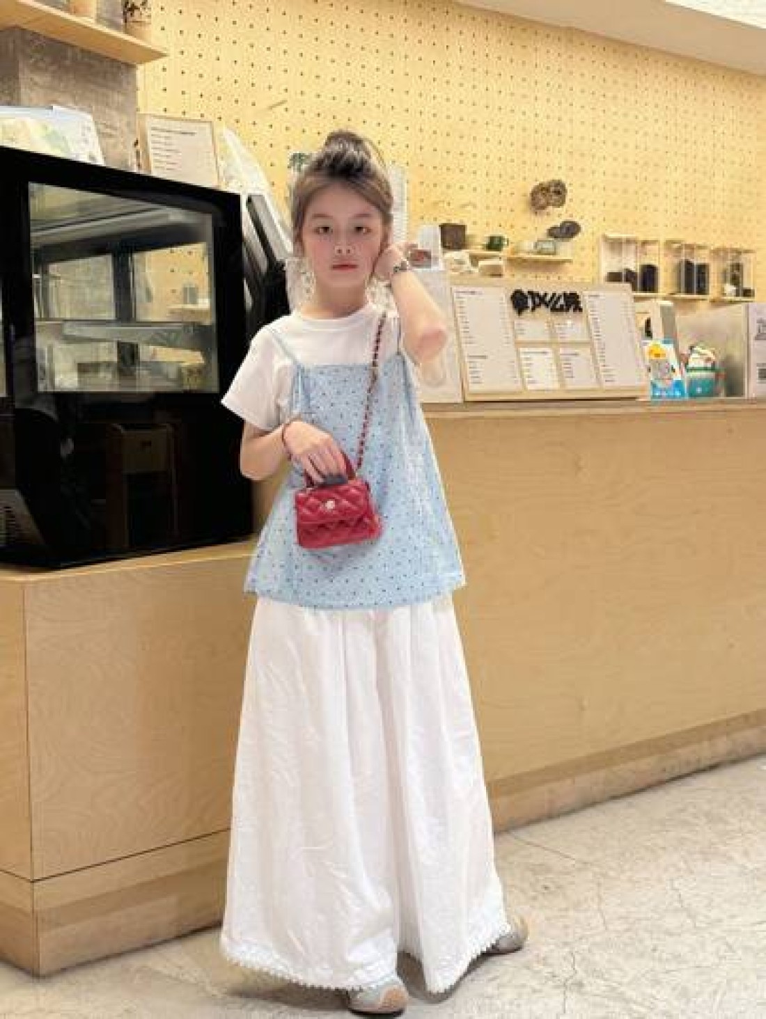New Mini Embroidered Handbag Tiny Floral Crossbody Bag Solid Color Lipstick Pouch Coin Purse Accessories Bag