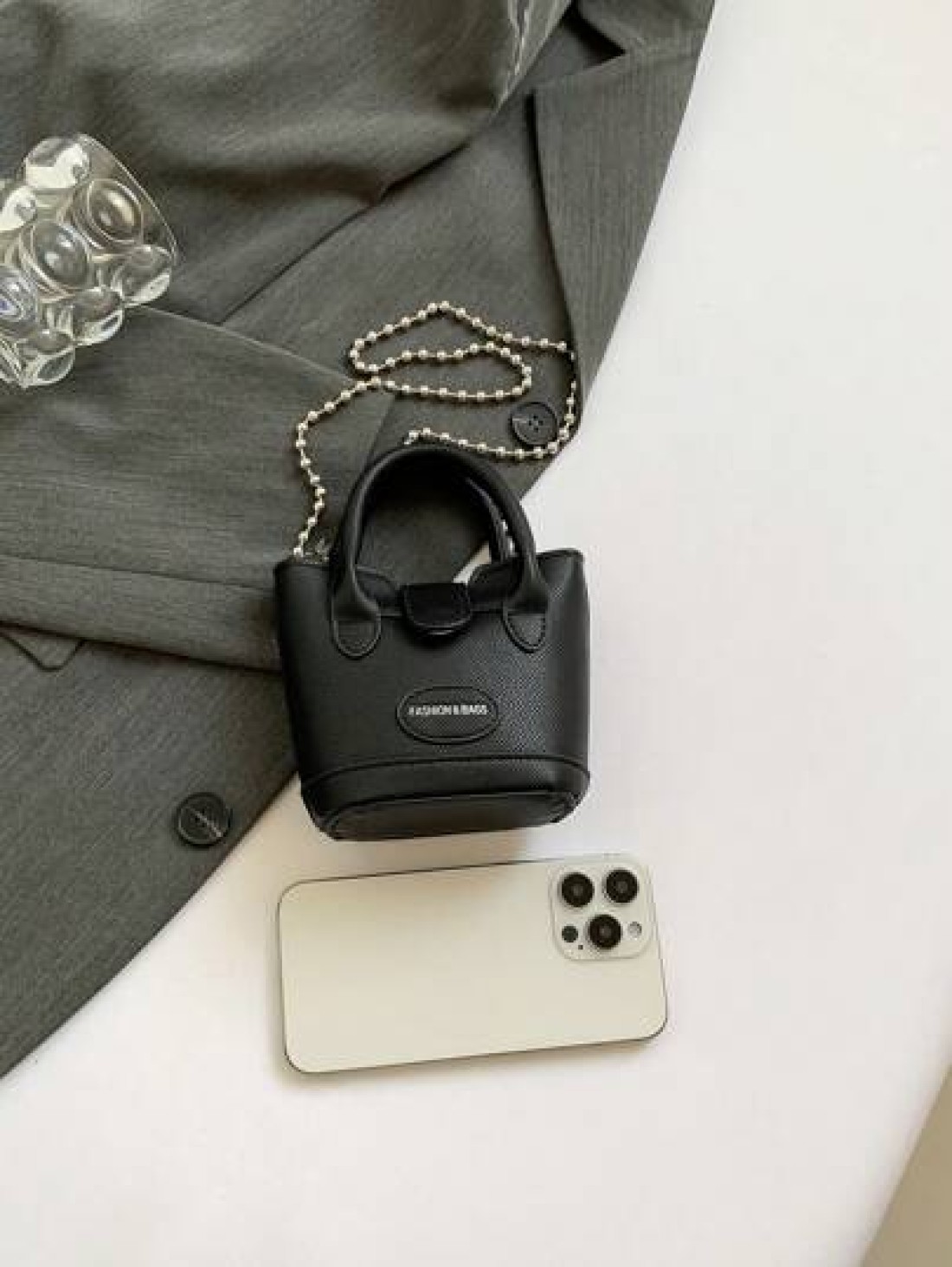 Fashion Mini PU Handbag And Shoulder Bag With Coin Purse For Girls