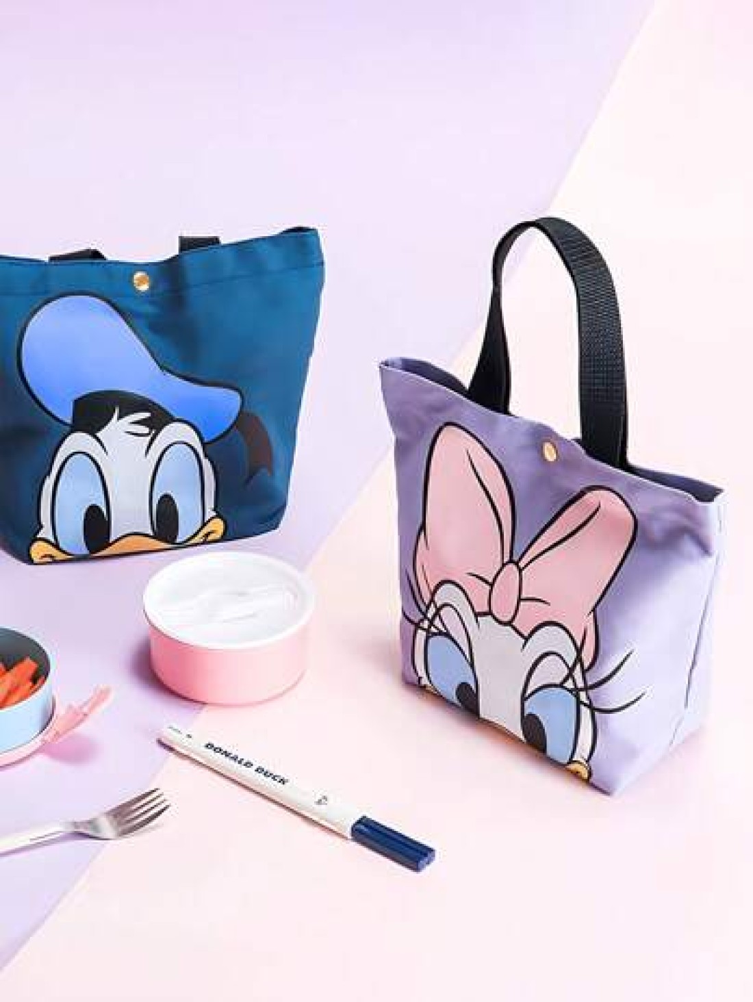 Disney Disney Cartoon Classic Children s Portable Lunch Box Bag Cute Minnie Mouse Design For Students Office Workers Picnic Lunch