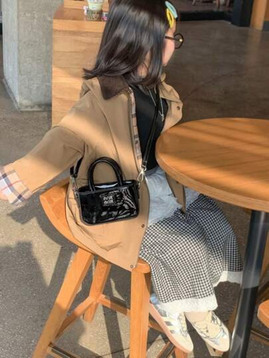 New Shiny Classic Minimalist Small Handbag Mini Evening Purse Crossbody Bag