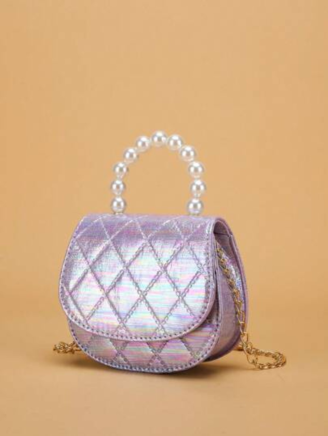 New PU Leather Children Princess Handbag Fashion Shaped Small Crossbody Bag Holiday Gift