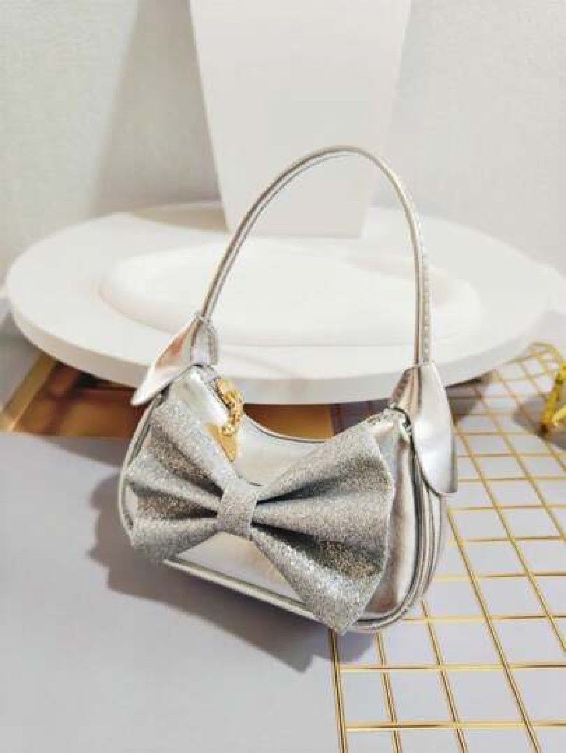 Children s Bowknot Handbag For Girls Festival Gift Fashionable Princess Bag Coin Purse Mini Shoulder Bag