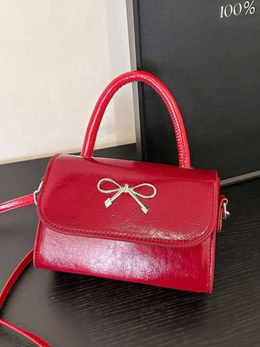 A Mini Casual Versatile Fashionable And Simple Cross Body Bag With A Diamond Shaped Bow Lipstick Suitable For Daily Use Going Out Shopping Dating Coin Purse That Can Be Worn On One Shoulder Or Across