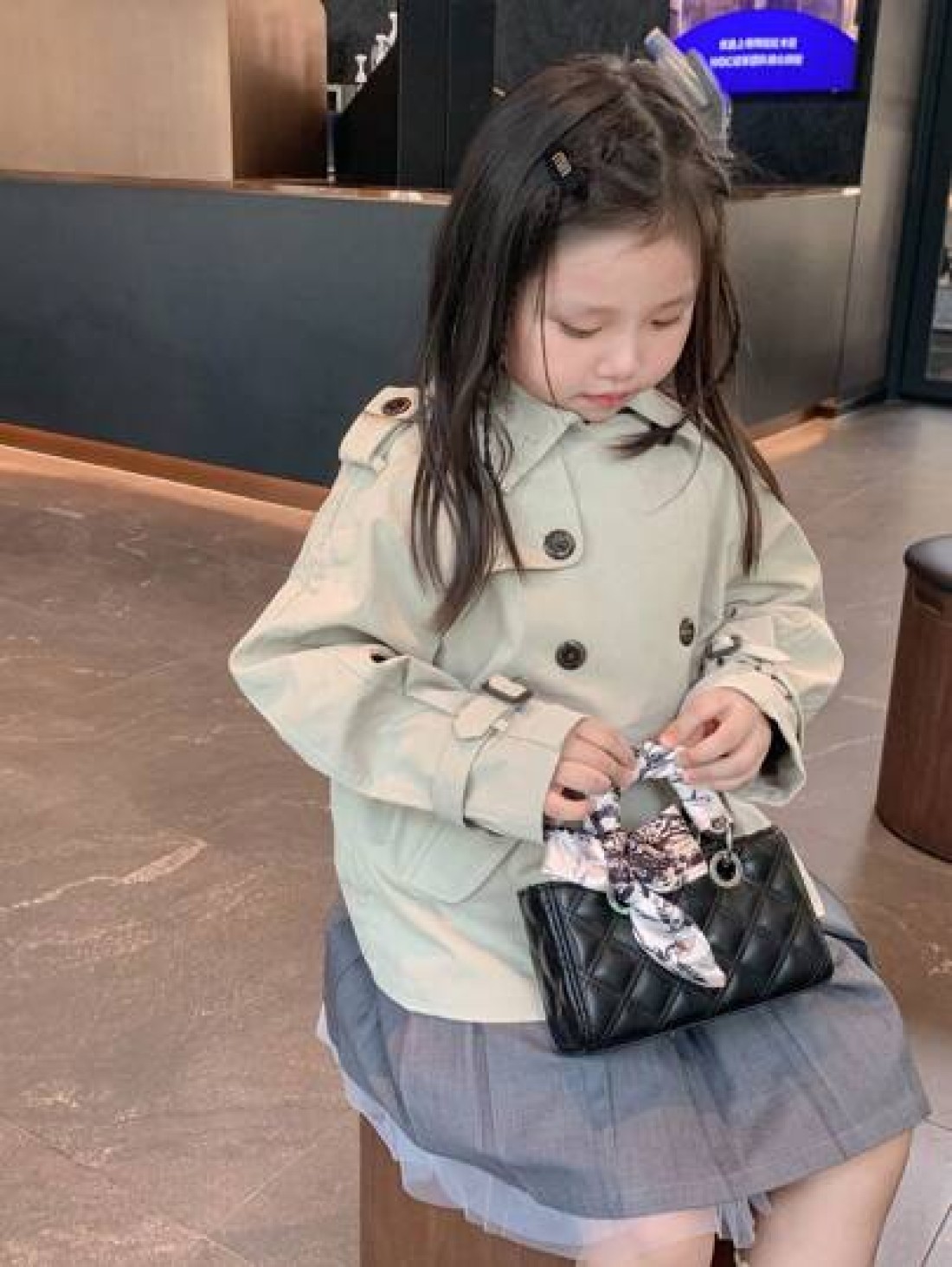 New Mini Handbag With Embroidered Scarf Lipstick Holder Fashion Crossbody Bag