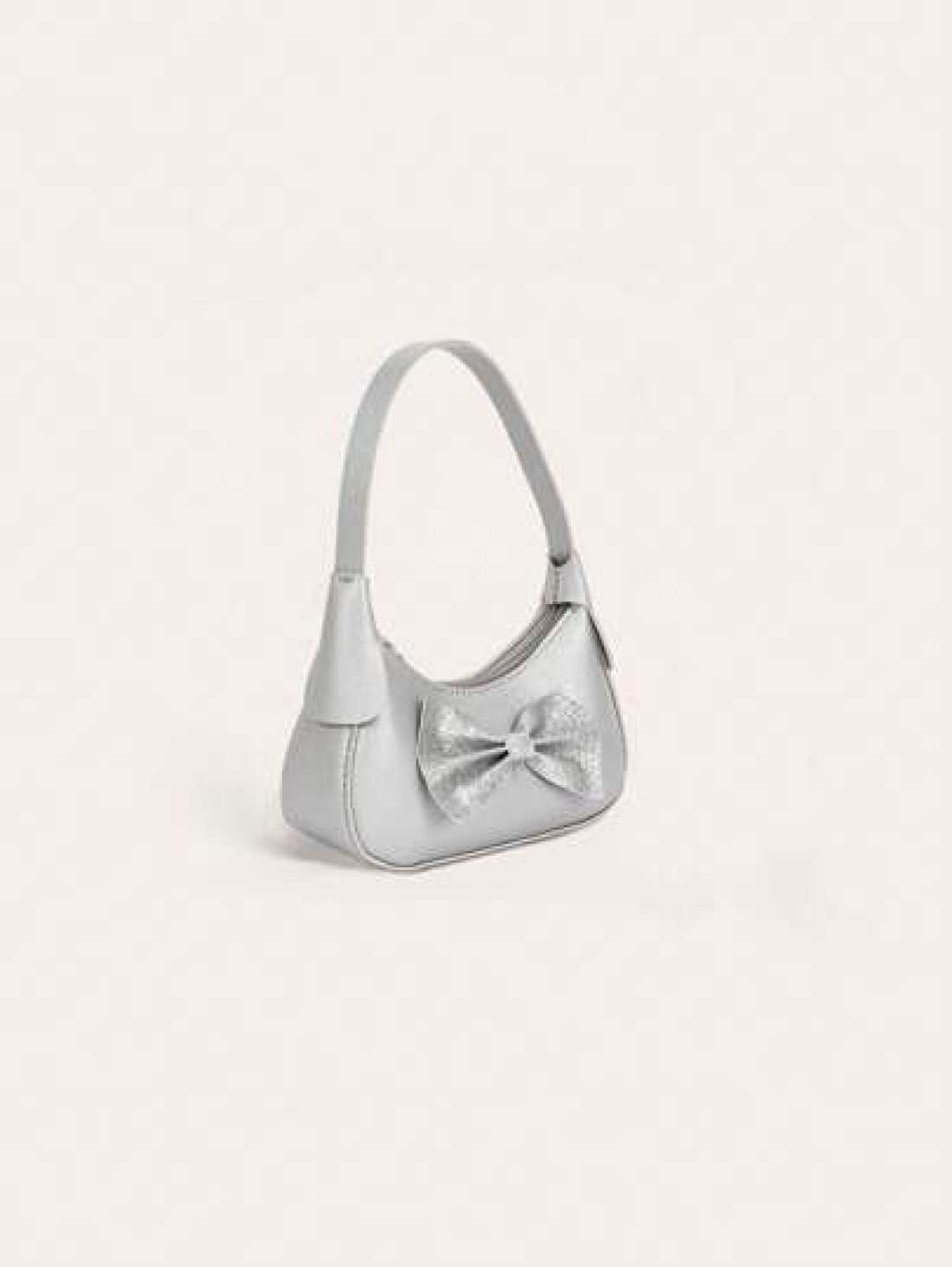 1pc Cute Girl Bow Decor Baby Mini Handbag