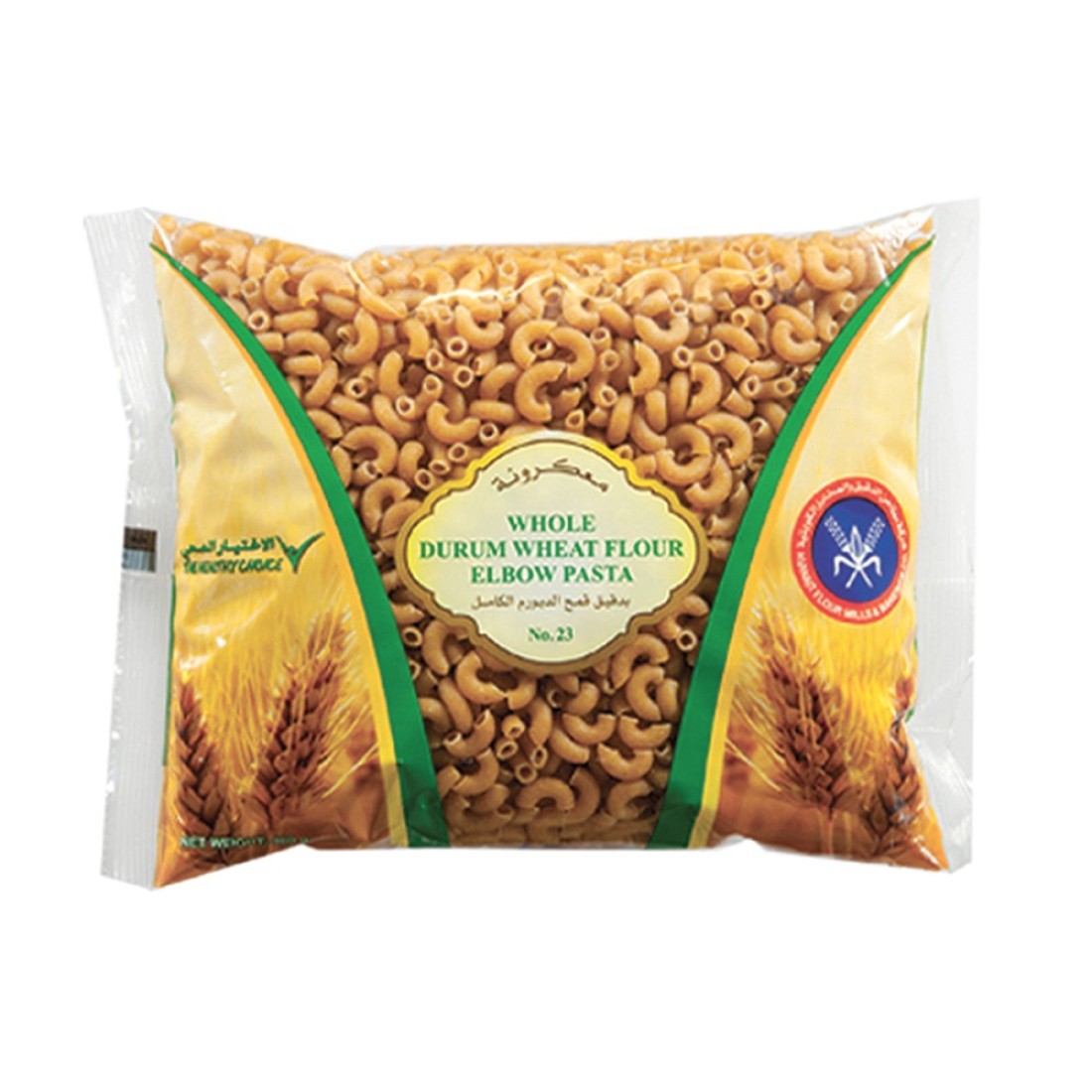 WHEAT FLOUR ELBOW BROWN PASTA 400GM