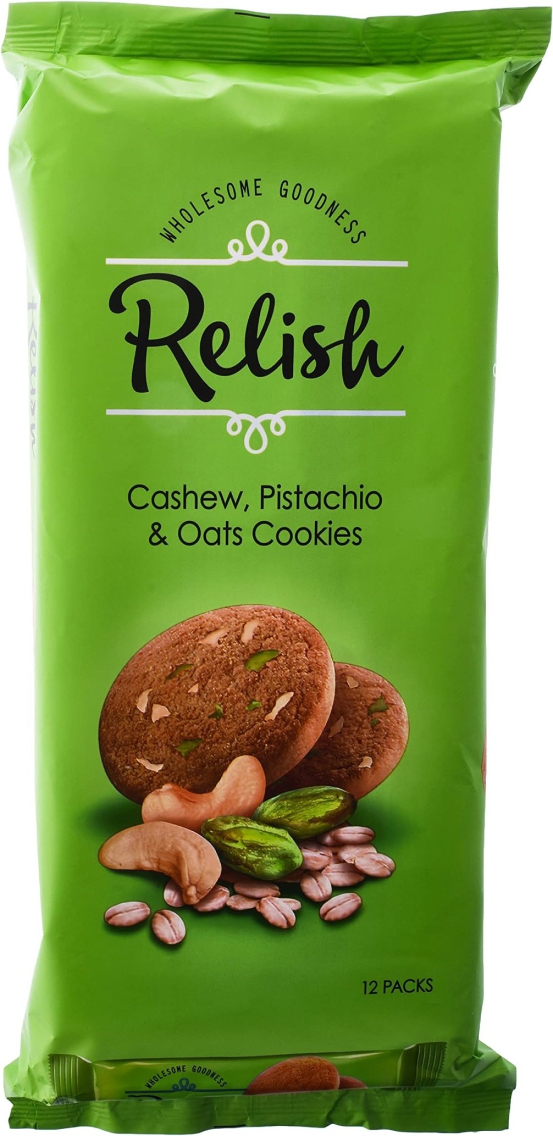 RELISH BISCUITCAS PISTA OAT 42GM x12