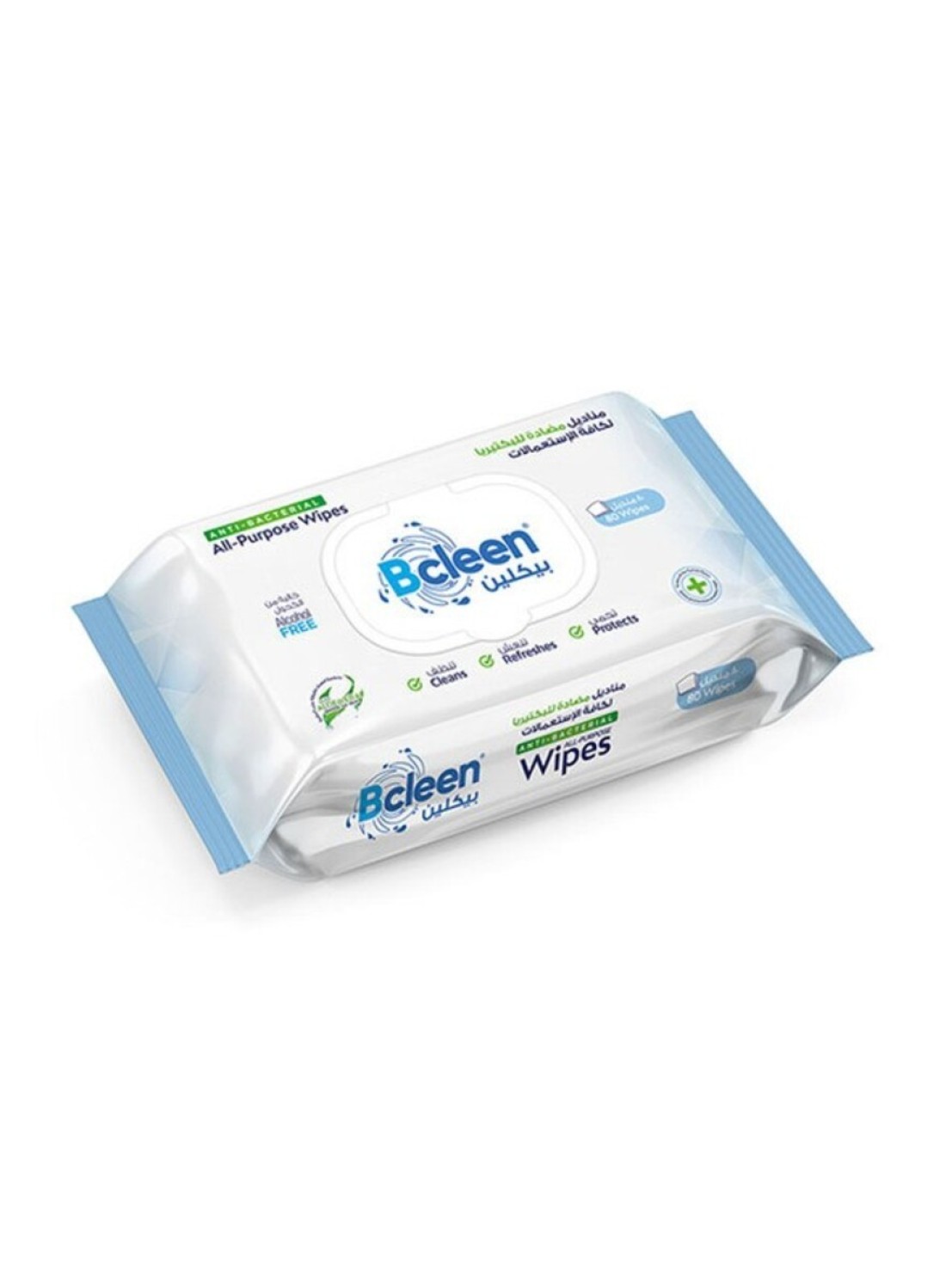 BCLEEN ANTIBACTERIAL WIPES FLIP TOP 80S