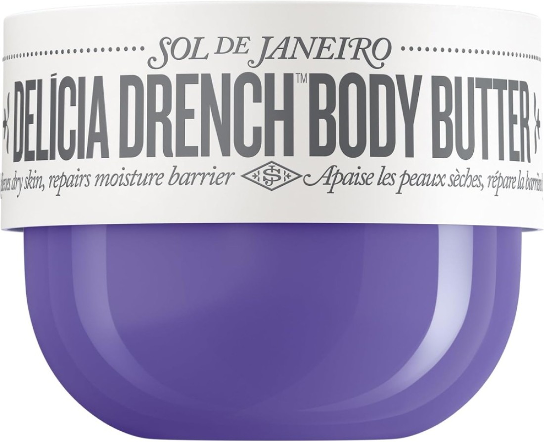 Sol de Janeiro Delícia Drench Body Butter for Intense Moisture and Skin Barrier Repair 240ml