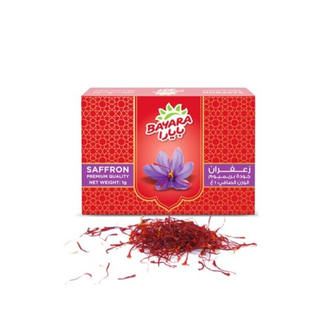 BAYARA SAFFRON GLASS JAR 1G
