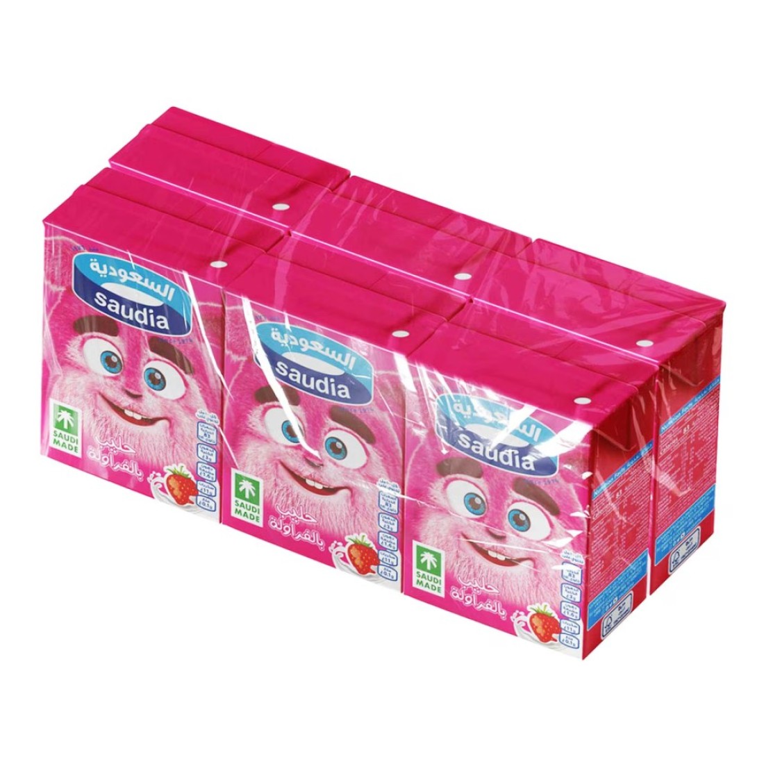 Saudia Strawberry Milk 200ml Pack of 6