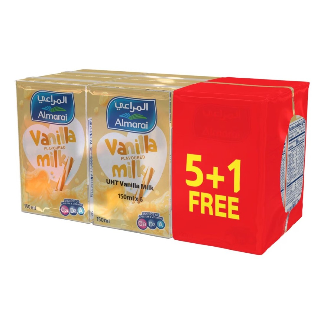 Almarai Nijoom Vanilla Flavoured Milk,150ml Pack of 6