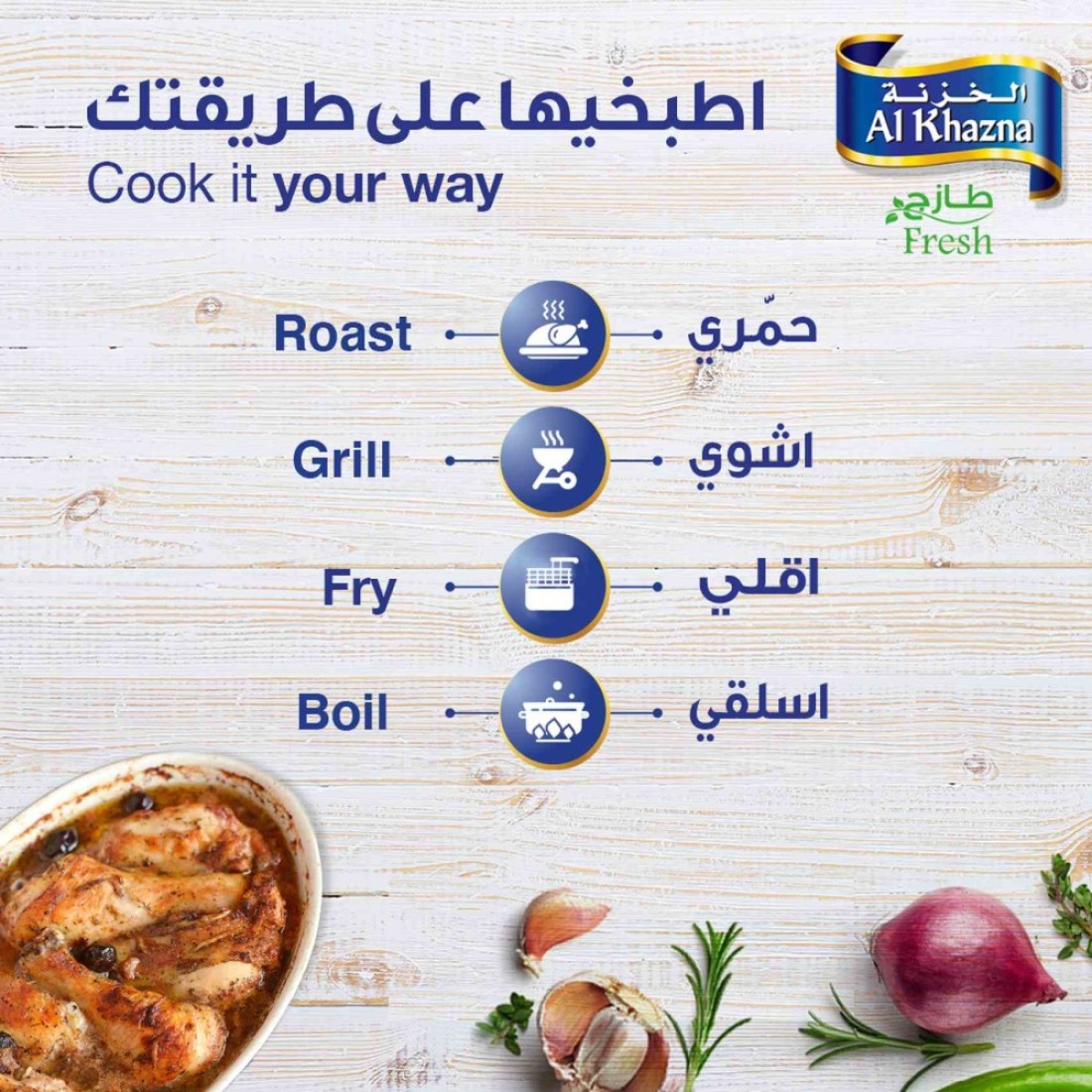 Al Khazna Fresh Chicken Mix Parts 1kg