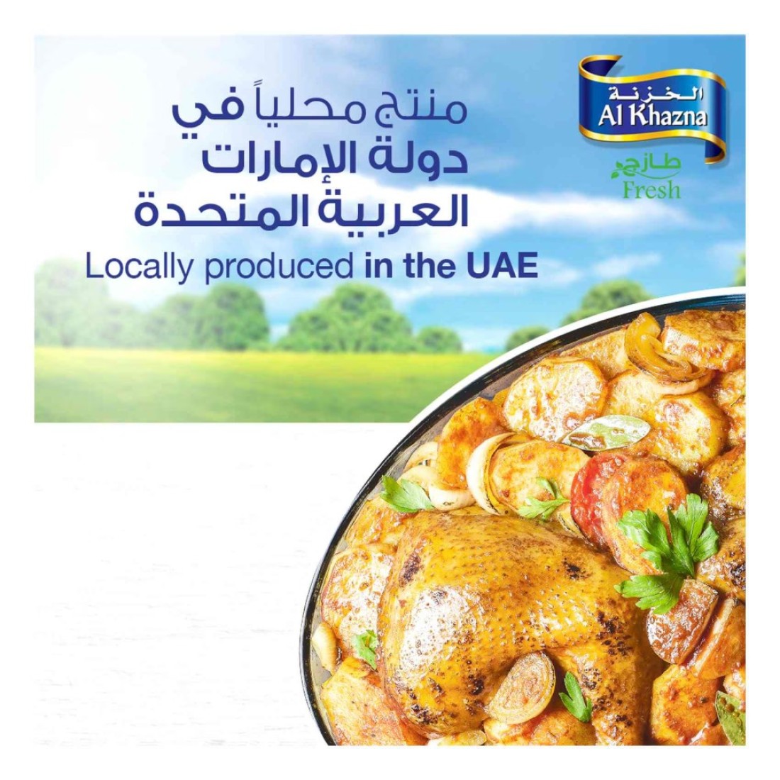Al Khazna Whole Chicken Chilled 1100g