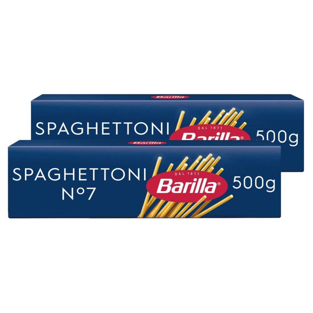 Barilla Spaghettoni Pasta No.7 500g Pack of 2