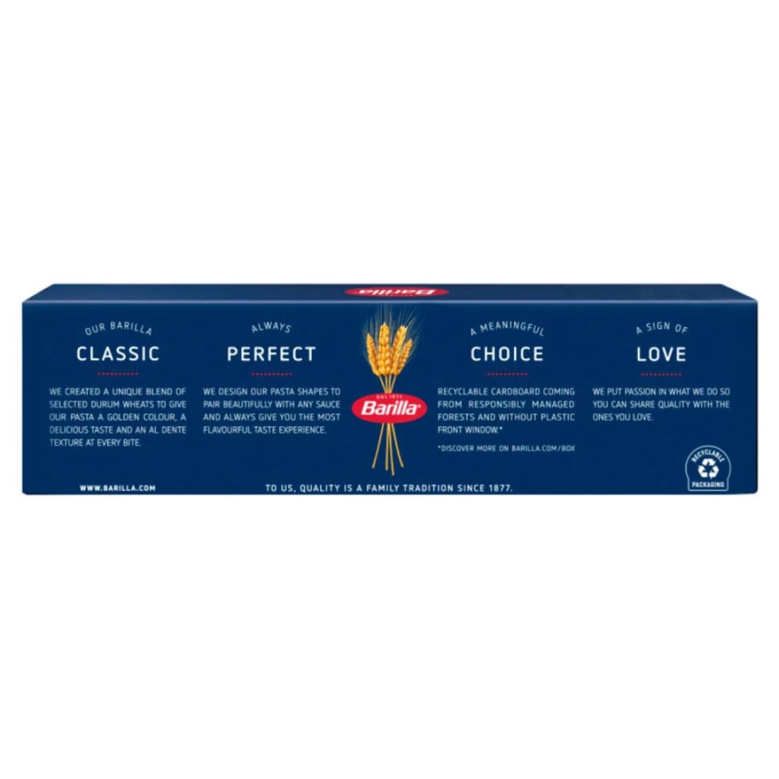 Barilla Spaghettoni Pasta No.7 500g Pack of 2