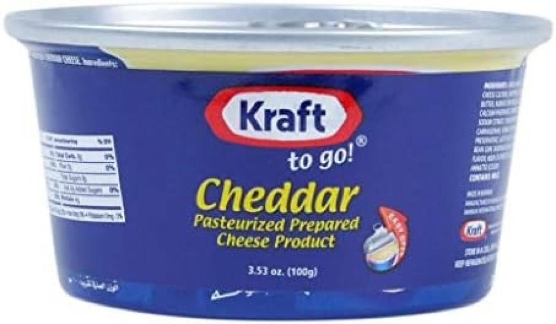 KRAFT CHEDDAR CHEESE TIN 100GM