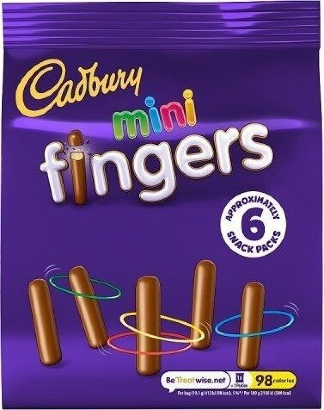 CADBURY MINI FINGERS BISCUITS BAG 115.8GM
