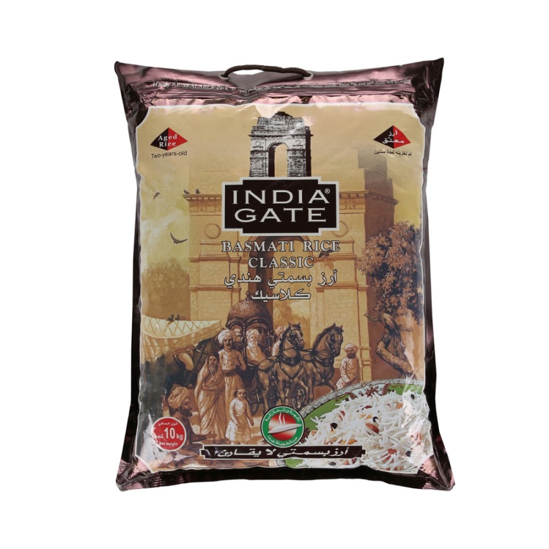 INDIA GATE BASMATI RICE 10KG PAPER BAG