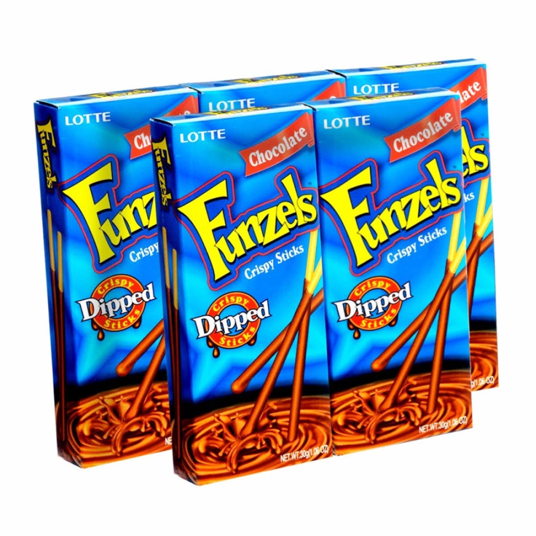 FUNZELS CHOCO STRICK V/P 30GM