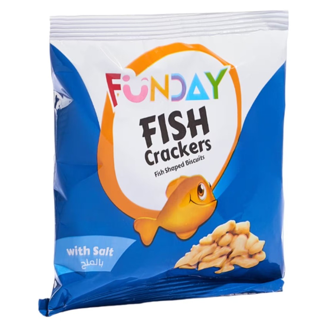 Funday Fish Crackers with Salt 36g