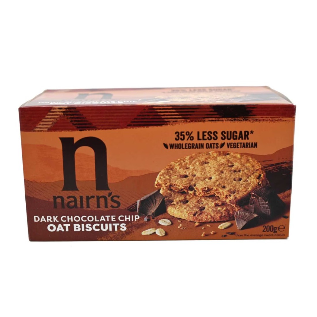 Nairn&#39;s Dark Chocolate Chip Oat Biscuits 200g