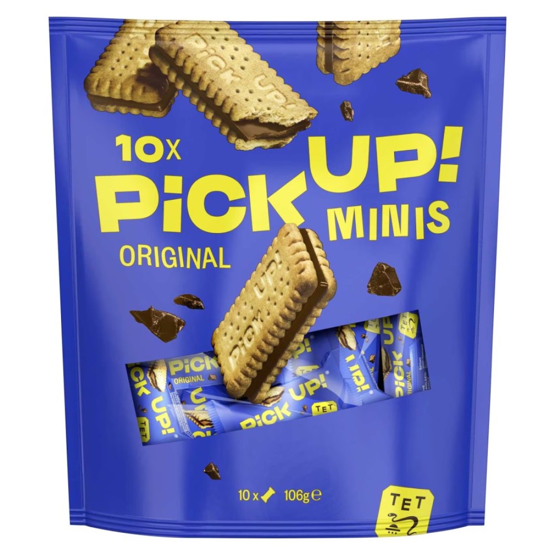 Bahlsen Pick-Up! Original Minis Choco Biscuit 106g Pack of 2