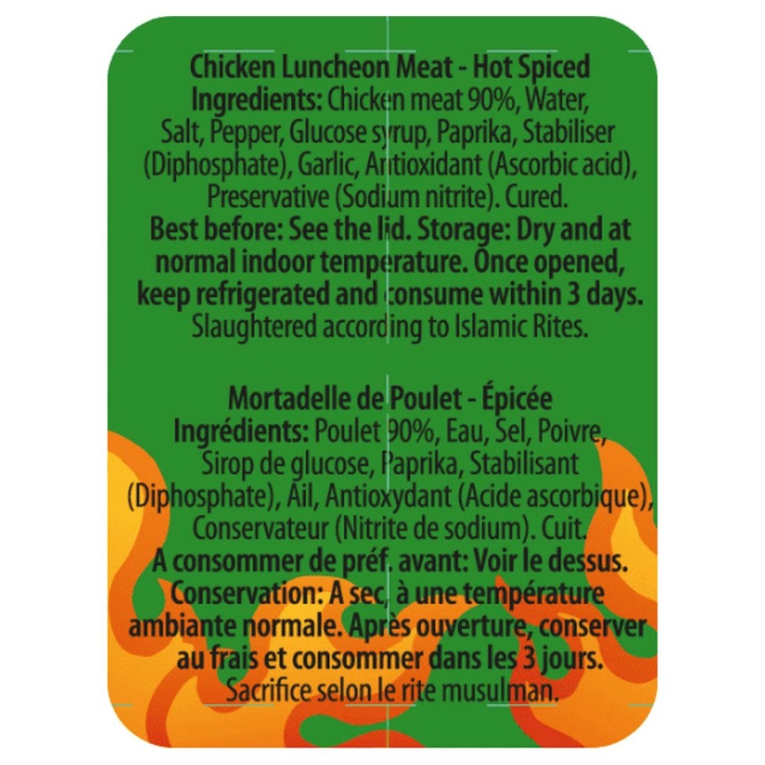 Robert Hot Spiced Chicken Luncheon Meat, 200g Pack of 3