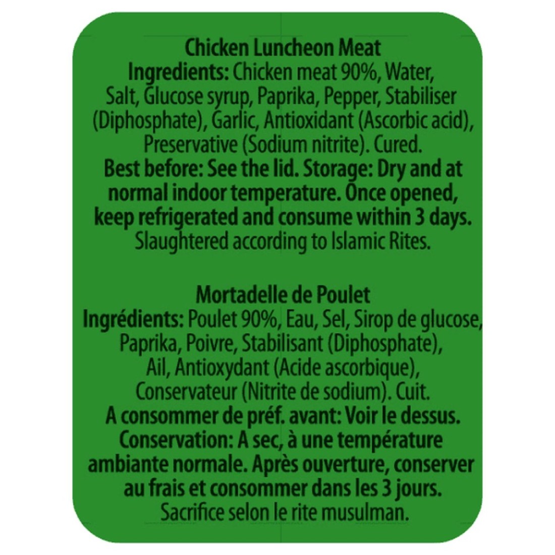 Robert Chicken Luncheon Meat, 200g Pack of 3