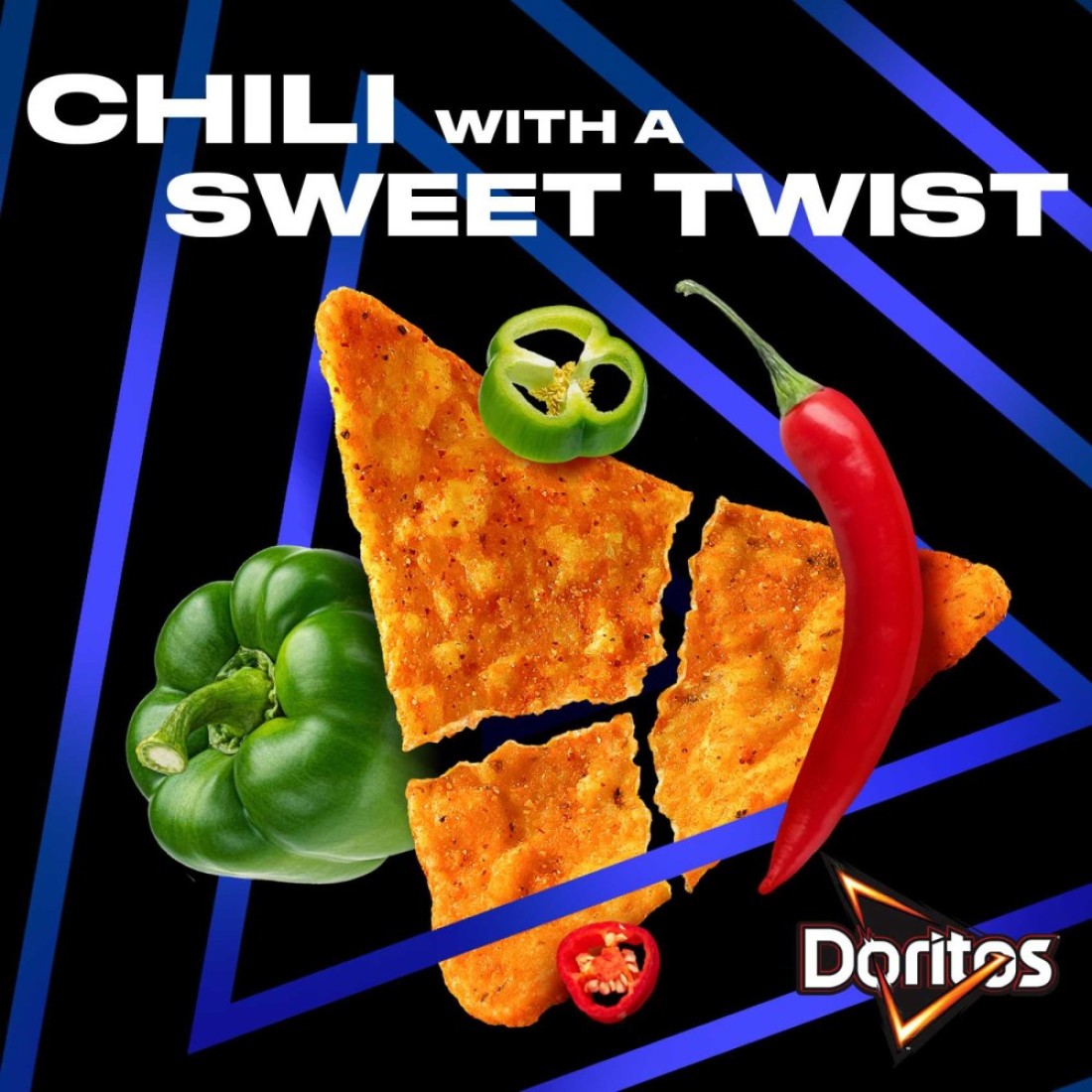 Doritos Sweet Chili Tortilla Chips 90g