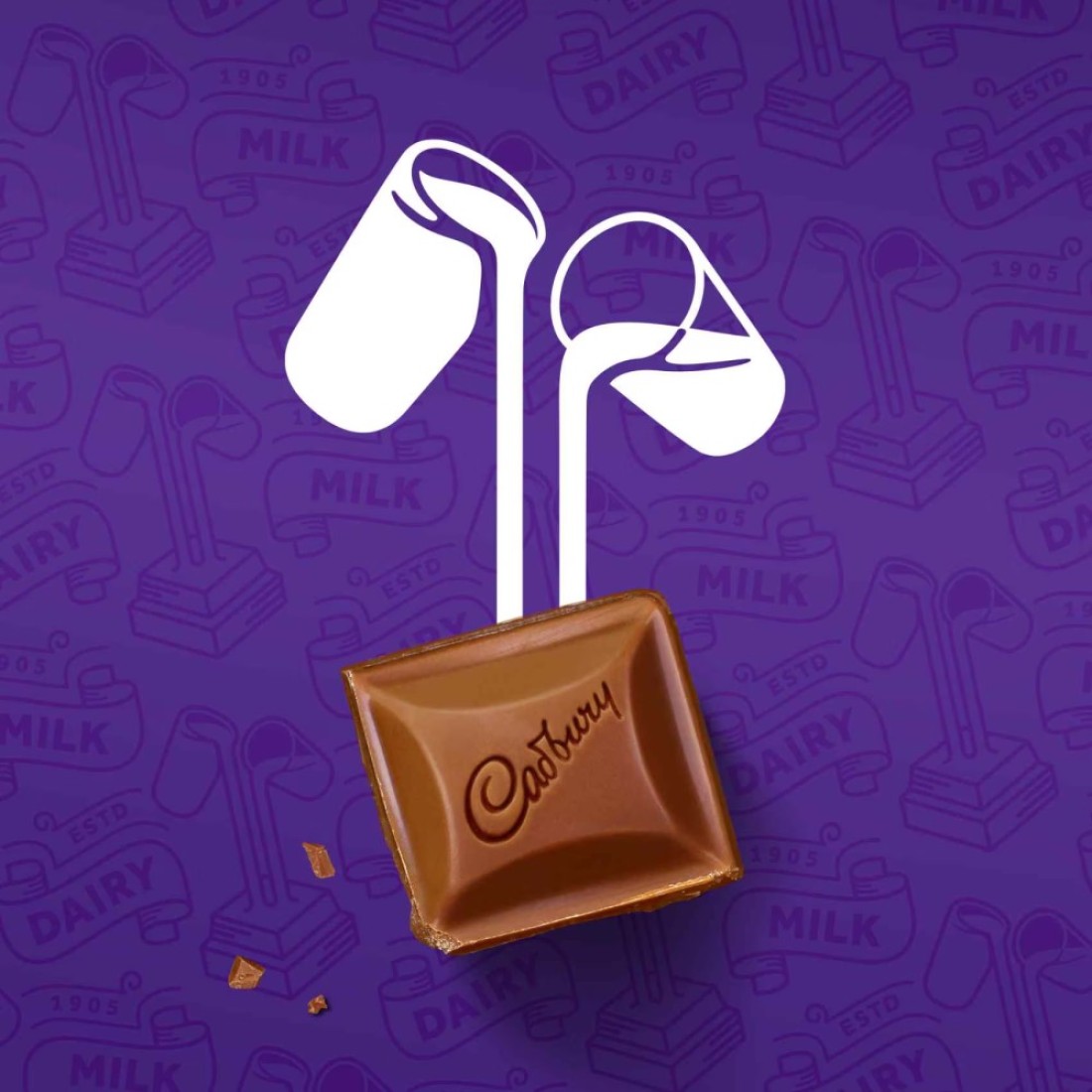 Cadbury Dairy Milk Plain Milk Chocolate Bar 90g Pack of 3