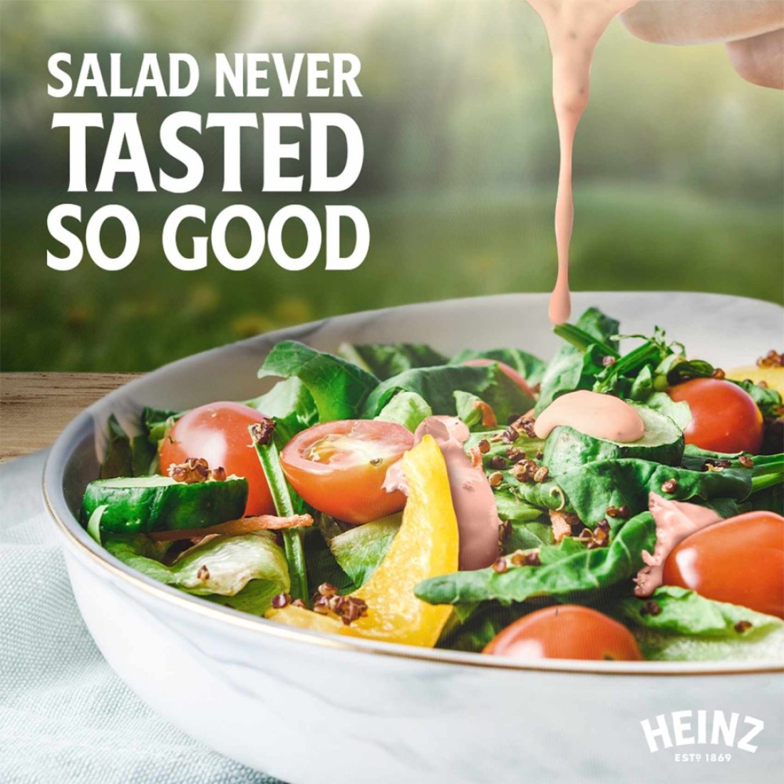 Heinz Thousand Island Dressing Top Down Sqeezy Bottle 225ml