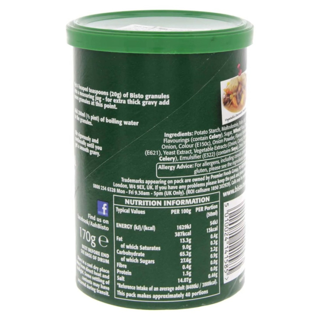 Bisto Vegetable Gravy Granules 170g