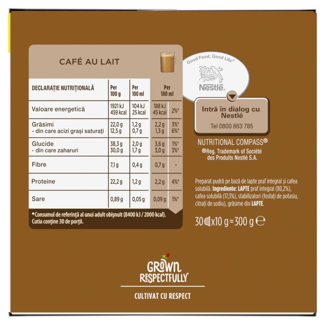Nescafe Dolce Gusto Cafe Au Lait Coffee Capsules 30 Capsules