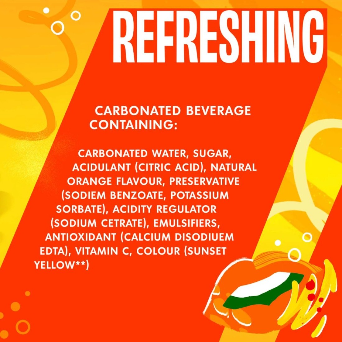 Mirinda Orange Carbonated Soft Drink Mini Cans 155ml Pack of 15