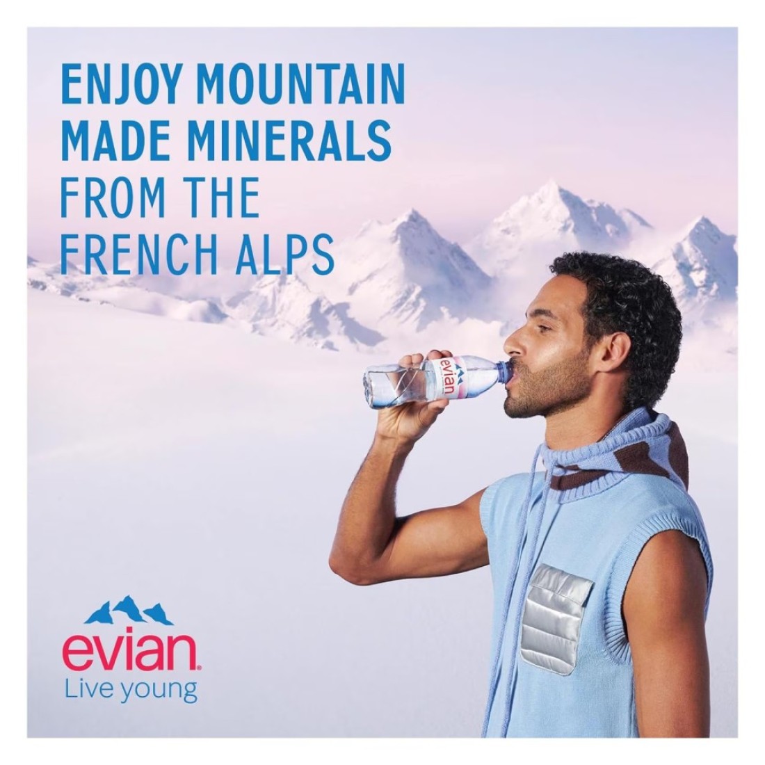 evian Natural Mineral Water 330ml Pack of 24