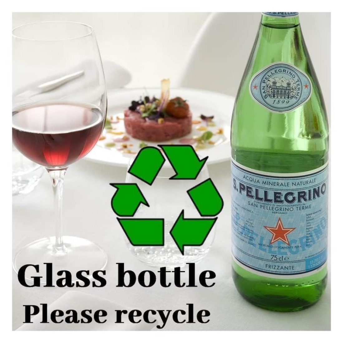 San Pellegrino Sparkling Natural Mineral Water 250ml Pack of 6