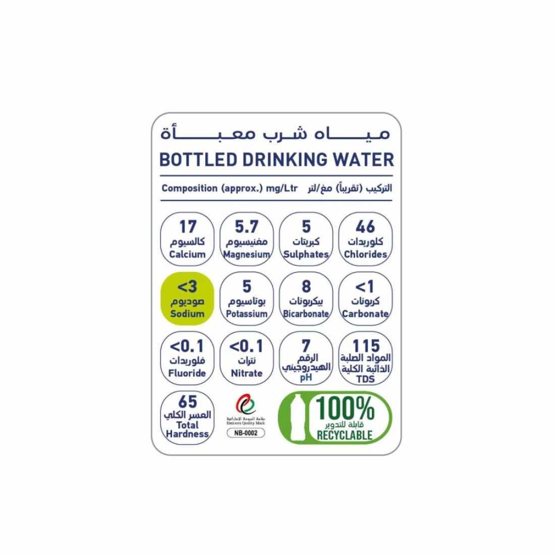 Oasis Low Soidum Drinking Water 500ml Pack of 12