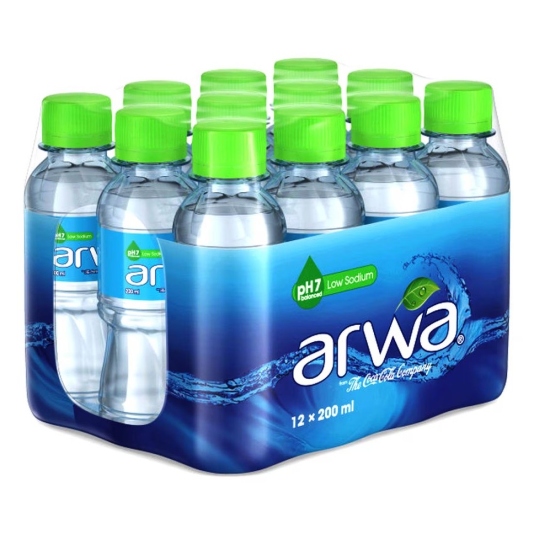 Arwa Still Water Bottled Drinking Water Pet 200ml Pack of 12