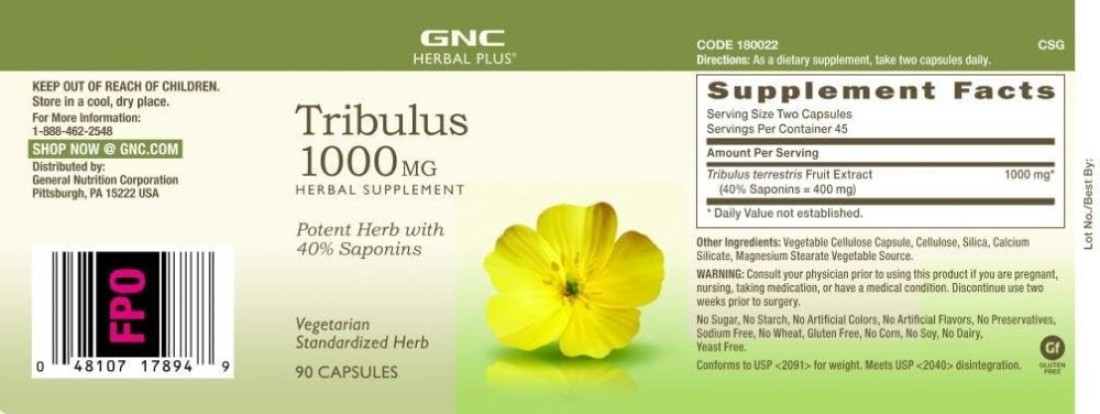 GNC TRIBULUS 1000 MG