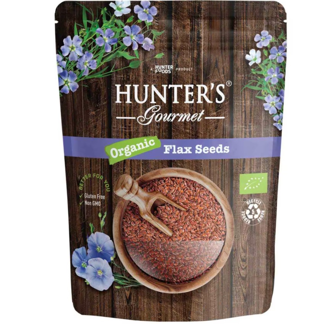 Hunters Gourmet Organic Flax Seeds 300g