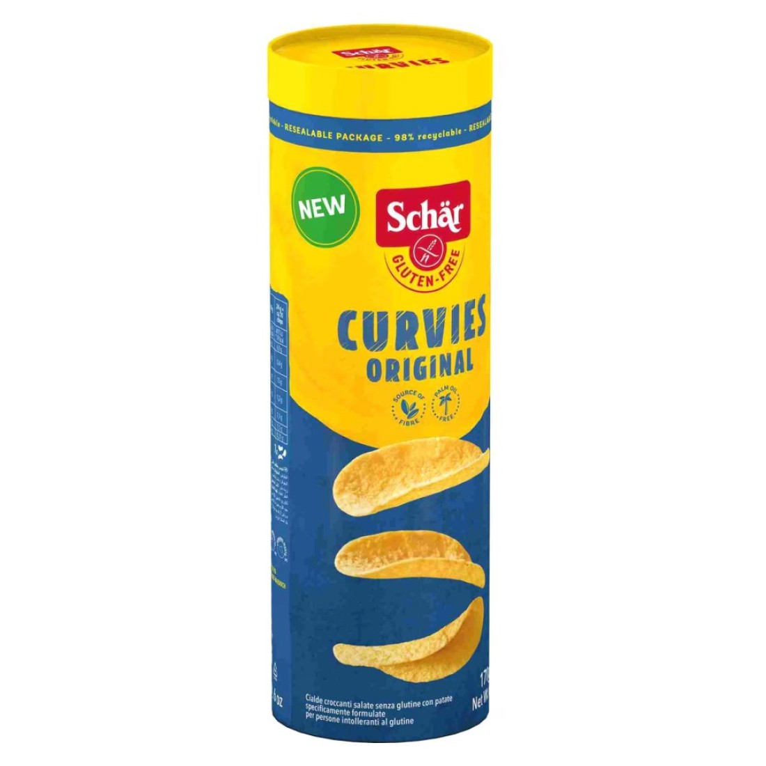 Schar Gluten Free Original Curvies Chips 170g