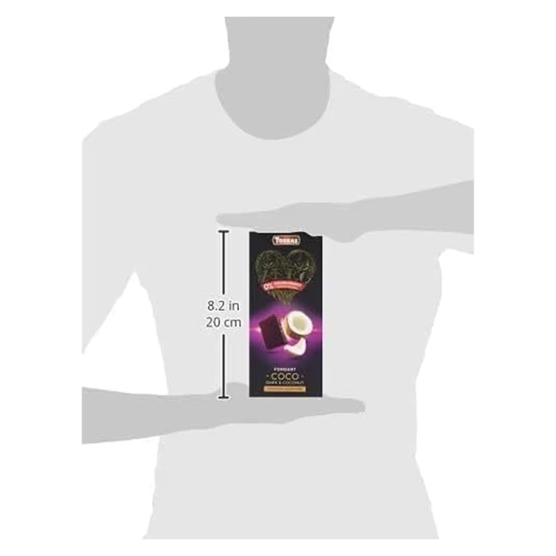 Torras Sugar Free Dark Chocolate With Coconut 125g