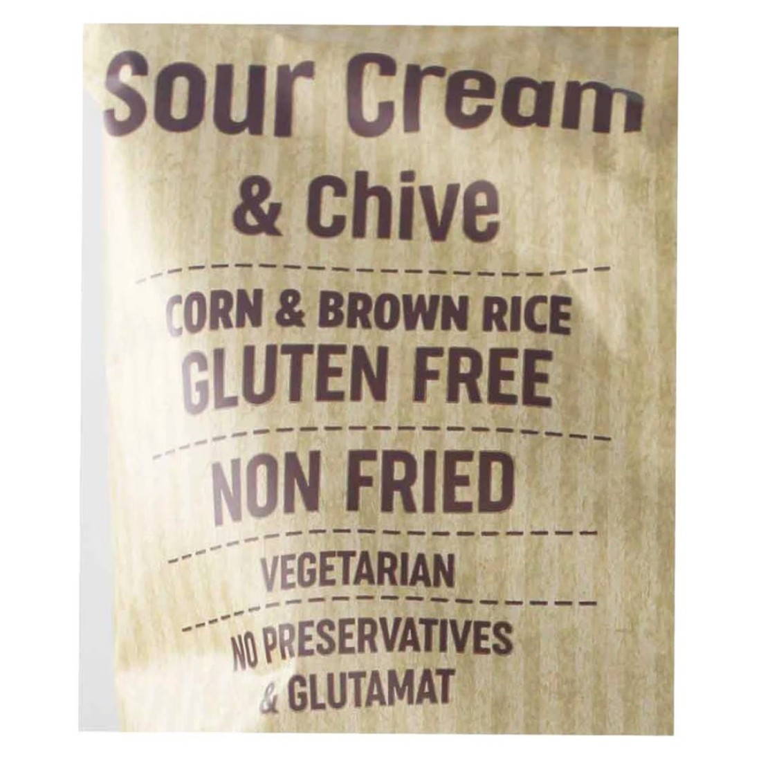 Benlian Gluten-Free Sour Cream Chive Flavoured Corn And Brown Rice Chips 60g