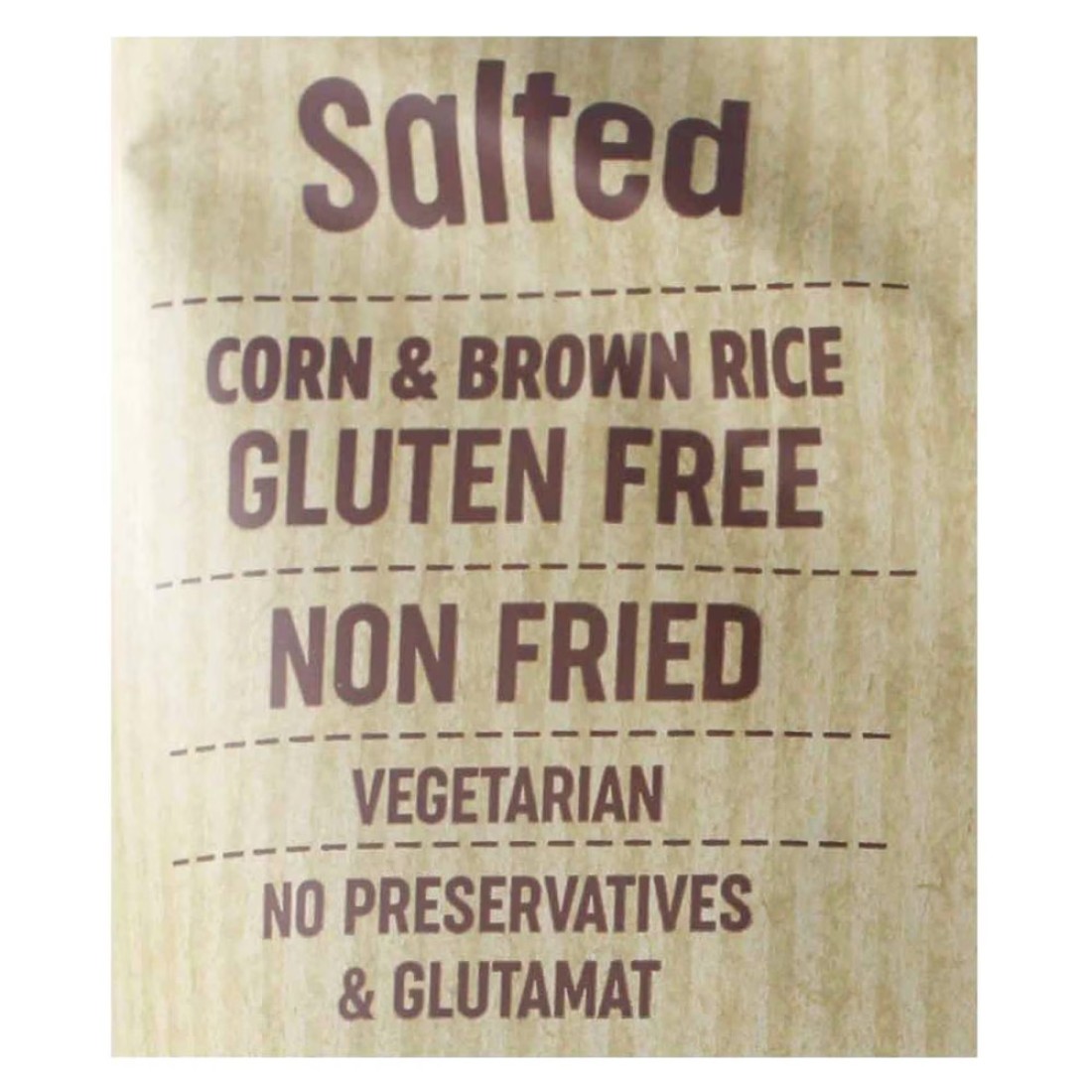 Benlian Gluten-Free Salted Flavoured Corn And Brown Rice Chips 60g