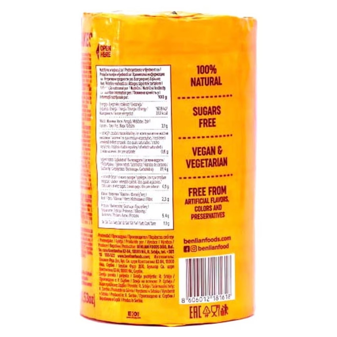 Benlian Gluten-Free Rice Cakes 100g
