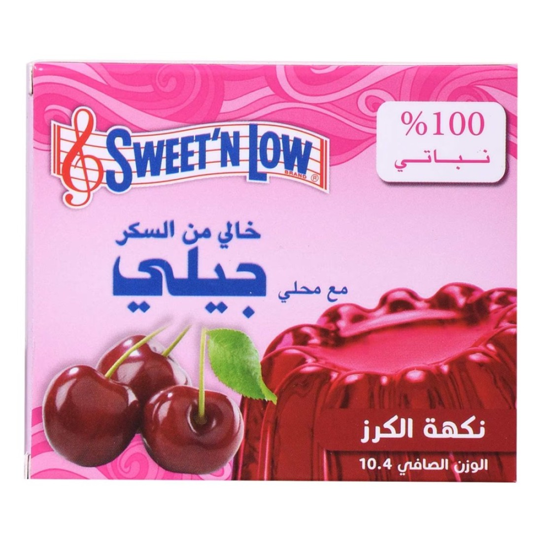 Sweet&#39;N Low Sugar-Free with Sweetener Cherry Flavoured Jelly, 10.4g