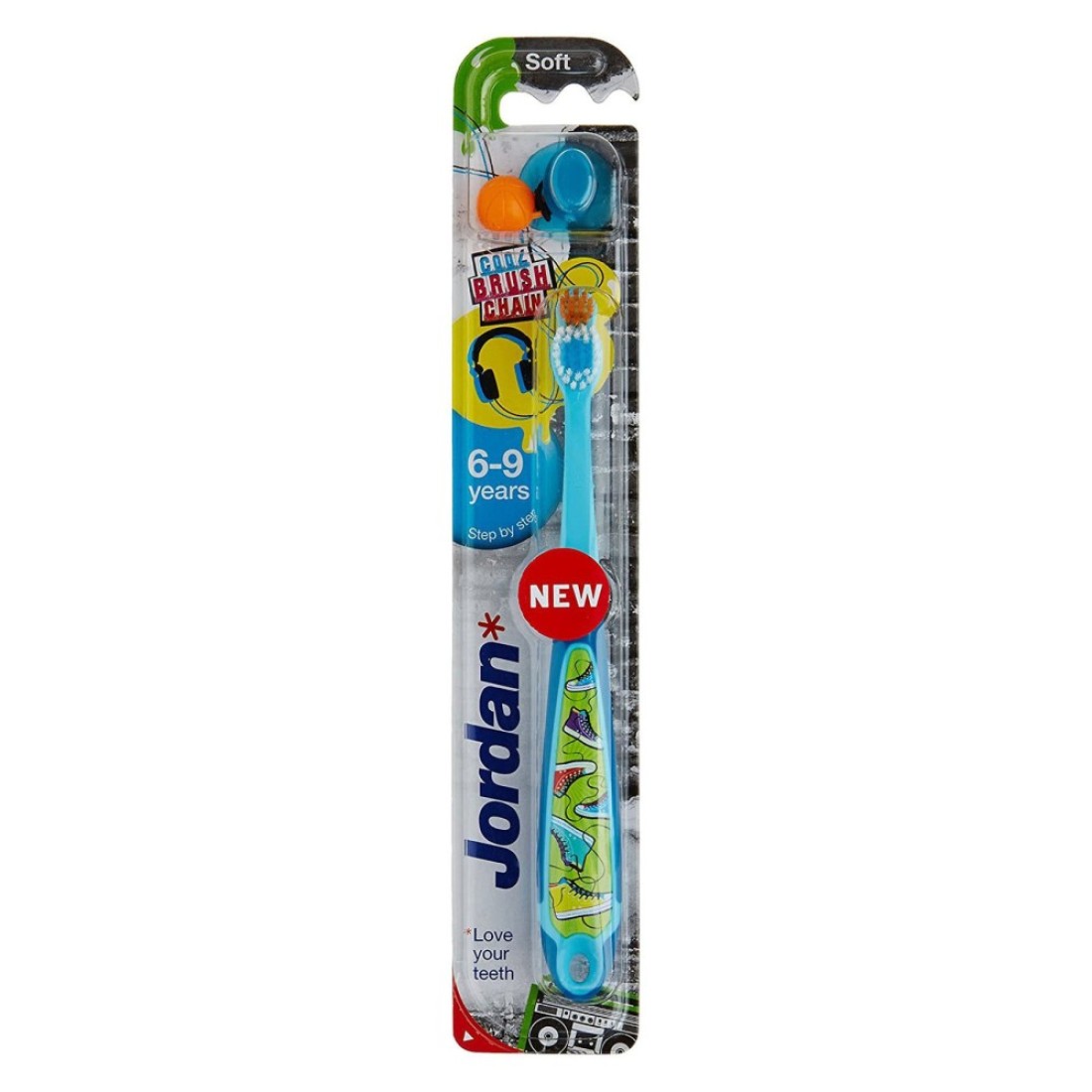 Jordan Step By Step Toothbrush 6-8 Years Multicolour