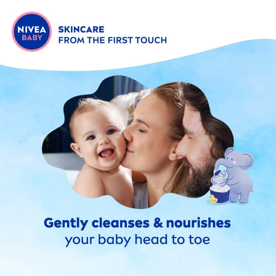 NIVEA Baby Head To Toe Shampoo &amp; Bath Calendula Extract 500ml