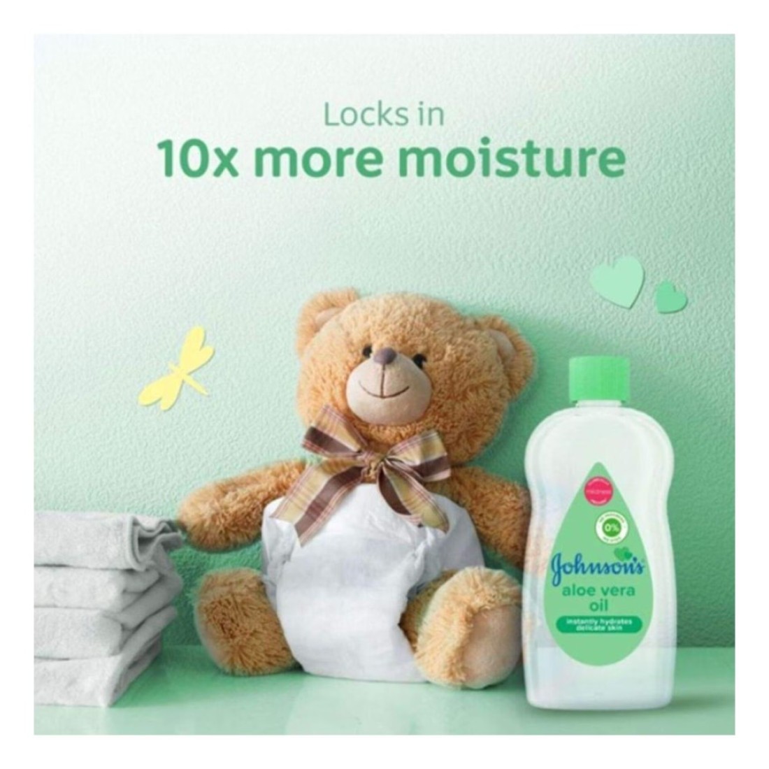 Johnson&#39;s Baby Oil With Aloe Vera 300ml